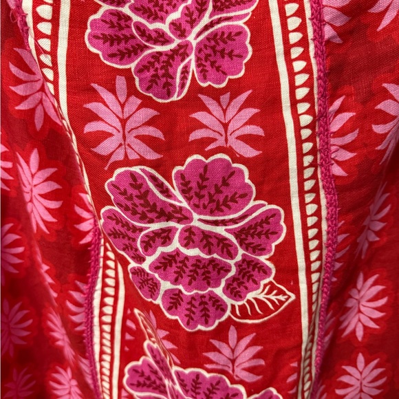 FARM Rio Red Ruffled Tiered Sundress - Picture 2 of 7